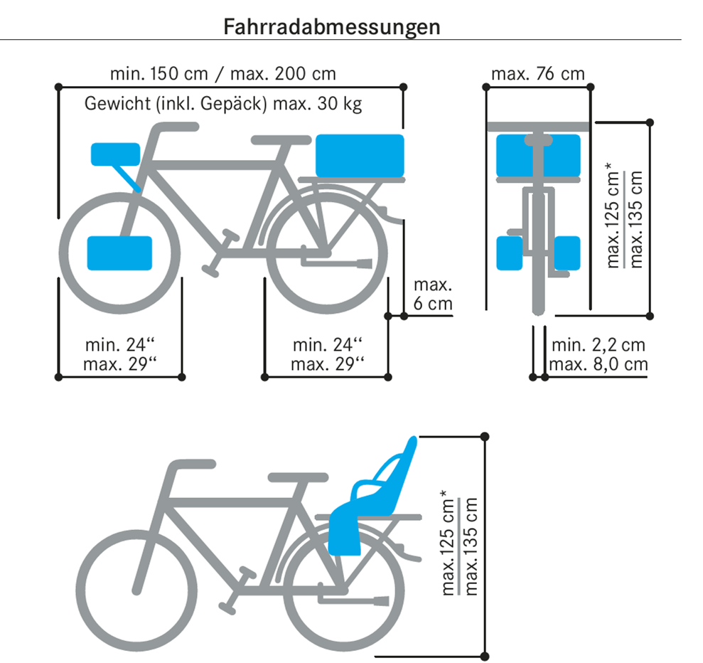 Fahrradabmessungen